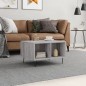 vidaXL Tavolino da Salotto grigio sonoma 60x50x36,5 cm in Multistrato