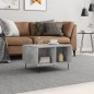 vidaXL Tavolino Salotto Grigio Cemento 60x50x36,5 cm Legno Multistrato
