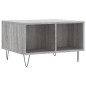 vidaXL Tavolino da Salotto grigio sonoma 60x50x36,5 cm in Multistrato