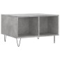 vidaXL Tavolino Salotto Grigio Cemento 60x50x36,5 cm Legno Multistrato