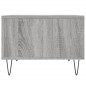 vidaXL Tavolino da Salotto grigio sonoma 60x50x36,5 cm in Multistrato