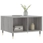 vidaXL Tavolino da Salotto grigio sonoma 60x50x36,5 cm in Multistrato