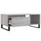 vidaXL Tavolino Salotto Grigio Sonoma 90x50x36,5 cm Legno Multistrato