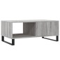 vidaXL Tavolino Salotto Grigio Sonoma 90x50x36,5 cm Legno Multistrato