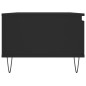 vidaXL Tavolino da Salotto Nero 90x50x36,5 cm in Legno Multistrato