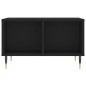 vidaXL Tavolino da Salotto Nero 60x50x36,5 cm in Legno Multistrato