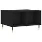 vidaXL Tavolino da Salotto Nero 60x50x36,5 cm in Legno Multistrato