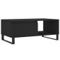 vidaXL Tavolino da Salotto Nero 90x50x36,5 cm in Legno Multistrato