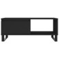 vidaXL Tavolino da Salotto Nero 90x50x36,5 cm in Legno Multistrato