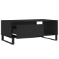 vidaXL Tavolino da Salotto Nero 90x50x36,5 cm in Legno Multistrato
