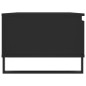 vidaXL Tavolino da Salotto Nero 90x50x36,5 cm in Legno Multistrato