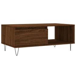 vidaXL Tavolino da Salotto Rovere Marrone 90x50x36,5 cm in Multistrato