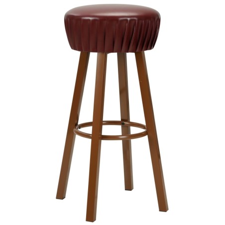 vidaXL Sgabelli da Bar 2 pz Marroni in Similpelle