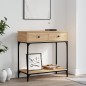 vidaXL Tavolino Consolle Rovere Sonoma 75x34,5x75cm Legno Multistrato vidaXL Tavolino Consolle Rovere Sonoma 75x34,5x75cm Legno Multistrato