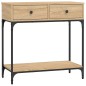 vidaXL Tavolino Consolle Rovere Sonoma 75x34,5x75cm Legno Multistrato vidaXL Tavolino Consolle Rovere Sonoma 75x34,5x75cm Legno Multistrato