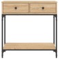 vidaXL Tavolino Consolle Rovere Sonoma 75x34,5x75cm Legno Multistrato vidaXL Tavolino Consolle Rovere Sonoma 75x34,5x75cm Legno Multistrato