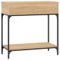 vidaXL Tavolino Consolle Rovere Sonoma 75x34,5x75cm Legno Multistrato vidaXL Tavolino Consolle Rovere Sonoma 75x34,5x75cm Legno Multistrato