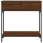 vidaXL Tavolino Consolle Rovere Marrone 75x34,5x75cm Legno Multistrato vidaXL Tavolino Consolle Rovere Marrone 75x34,5x75cm Legno Multistrato