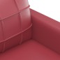 vidaXL Set di Divani 2 pz con Cuscini Rosso Vino in Similpelle vidaXL Set di Divani 2 pz con Cuscini Rosso Vino in Similpelle
