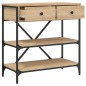 vidaXL Tavolino Consolle Rovere Sonoma 75x34,5x75cm Legno Multistrato vidaXL Tavolino Consolle Rovere Sonoma 75x34,5x75cm Legno Multistrato
