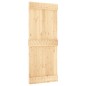 vidaXL Porta Scorrevole con Set Hardware 85x210 cm Legno Massello Pino vidaXL Porta Scorrevole con Set Hardware 85x210 cm Legno Massello Pino