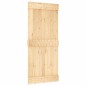 vidaXL Porta Scorrevole con Set Hardware 90x210 cm Legno Massello Pino vidaXL Porta Scorrevole con Set Hardware 90x210 cm Legno Massello Pino