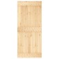 vidaXL Porta Scorrevole con Set Hardware 90x210 cm Legno Massello Pino vidaXL Porta Scorrevole con Set Hardware 90x210 cm Legno Massello Pino