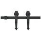 vidaXL Porta Scorrevole con Set Hardware 95x210 cm Legno Massello Pino vidaXL Porta Scorrevole con Set Hardware 95x210 cm Legno Massello Pino