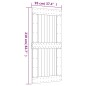 vidaXL Porta Scorrevole con Set Hardware 95x210 cm Legno Massello Pino vidaXL Porta Scorrevole con Set Hardware 95x210 cm Legno Massello Pino