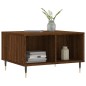 vidaXL Tavolino da Salotto Rovere Marrone 60x50x36,5 cm in Multistrato