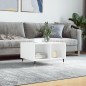 vidaXL Tavolino da Salotto Bianco 60x50x36,5 cm in Legno Multistrato