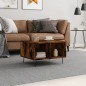 vidaXL Tavolino da Salotto Rovere Fumo 60x50x36,5 cm Legno Multistrato
