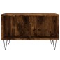 vidaXL Tavolino da Salotto Rovere Fumo 60x50x36,5 cm Legno Multistrato