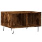 vidaXL Tavolino da Salotto Rovere Fumo 60x50x36,5 cm Legno Multistrato