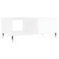 vidaXL Tavolino Salotto Bianco Lucido 90x50x36,5 cm Legno Multistrato