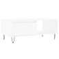 vidaXL Tavolino da Salotto Bianco 90x50x36,5 cm in Legno Multistrato
