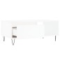 vidaXL Tavolino da Salotto Bianco 90x50x36,5 cm in Legno Multistrato