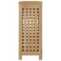 vidaXL Cesto del Bucato 35x25x60 cm in Legno Massello di Teak vidaXL Cesto del Bucato 35x25x60 cm in Legno Massello di Teak