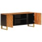 vidaXL Mobile Porta TV Marrone e Nero 105x33,5x46 cm in Legno di Mango vidaXL Mobile Porta TV Marrone e Nero 105x33,5x46 cm in Legno di Mango