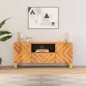 vidaXL Mobile Porta TV Marrone e Nero 105x33,5x46 cm in Legno di Mango vidaXL Mobile Porta TV Marrone e Nero 105x33,5x46 cm in Legno di Mango