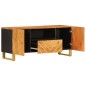 vidaXL Mobile Porta TV Marrone e Nero 105x33,5x46 cm in Legno di Mango vidaXL Mobile Porta TV Marrone e Nero 105x33,5x46 cm in Legno di Mango