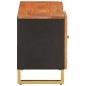 vidaXL Mobile Porta TV Marrone e Nero 105x33,5x46 cm in Legno di Mango vidaXL Mobile Porta TV Marrone e Nero 105x33,5x46 cm in Legno di Mango