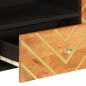 vidaXL Mobile Porta TV Marrone e Nero 105x33,5x46 cm in Legno di Mango vidaXL Mobile Porta TV Marrone e Nero 105x33,5x46 cm in Legno di Mango