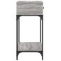 vidaXL Tavolino Consolle Grigio Sonoma 75x34,5x75cm Legno Multistrato vidaXL Tavolino Consolle Grigio Sonoma 75x34,5x75cm Legno Multistrato
