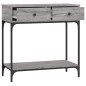 vidaXL Tavolino Consolle Grigio Sonoma 75x34,5x75cm Legno Multistrato vidaXL Tavolino Consolle Grigio Sonoma 75x34,5x75cm Legno Multistrato