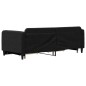 vidaXL Divano Letto Estraibile con Cassetti Nero 90x190 cm in Tessuto vidaXL Divano Letto Estraibile con Cassetti Nero 90x190 cm in Tessuto