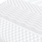 vidaXL Divano Letto Estraibile con Cassetti Crema 100x200cm in Tessuto