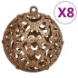 vidaXL Set Palline di Natale 111 pz Oro Rosa in Polistirene vidaXL Set Palline di Natale 111 pz Oro Rosa in Polistirene