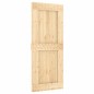 vidaXL Porta Scorrevole con Set Hardware 85x210 cm Legno Massello Pino vidaXL Porta Scorrevole con Set Hardware 85x210 cm Legno Massello Pino