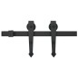 vidaXL Porta Scorrevole con Set Hardware 85x210 cm Legno Massello Pino vidaXL Porta Scorrevole con Set Hardware 85x210 cm Legno Massello Pino